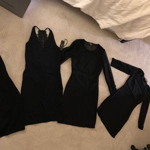 4 Black Lulu dresses (Brand New w/ Tags)
